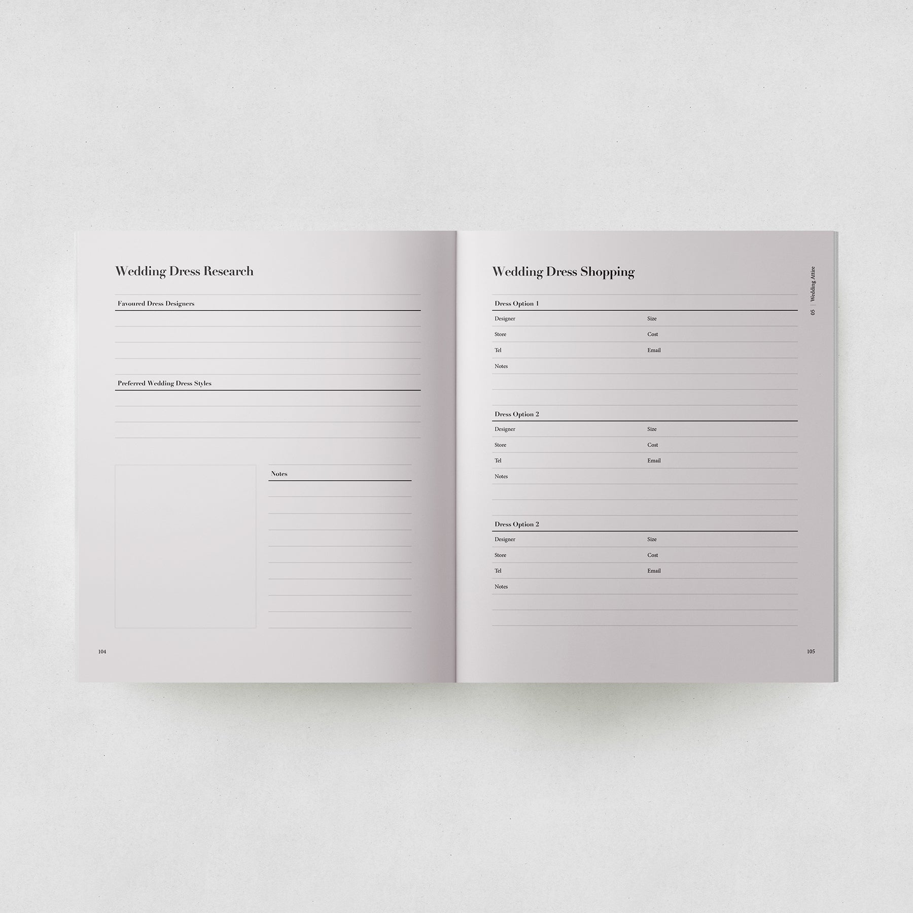 Your Wedding Journal